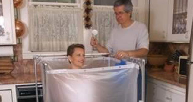 New Bathing Solution: Portable Shower System